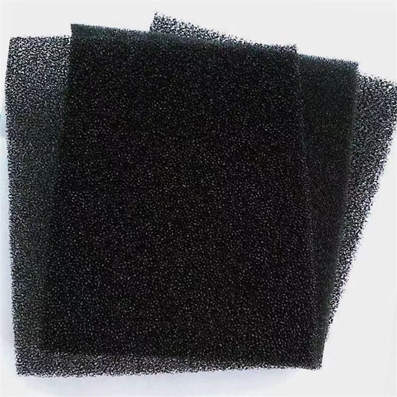 Polyurethane Foam Sheet - ฟองน้ำโพลียูรีเทนคุณภาพสูง สีดำ ทนไฟ ใช้เป็นชั้นกรองสำหรับระบบกรองชีวภาพในตู้ปลา และป้องกันฝุ่นในระบบคอมพิวเตอร์
