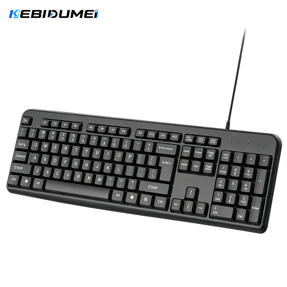 Keyboard Gaming Mac - KEBIDUMEI คีย์บอร์ดแบบมีสาย USB 104 คีย์คีย์บอร์ดมาตรฐานคีย์บอร์ดสำนักงานคีย์บอร์ดสำหรับเล่นเกมสำหรับแล็ปท็อปพีซีแอนดรอยด์ วินโดวส์