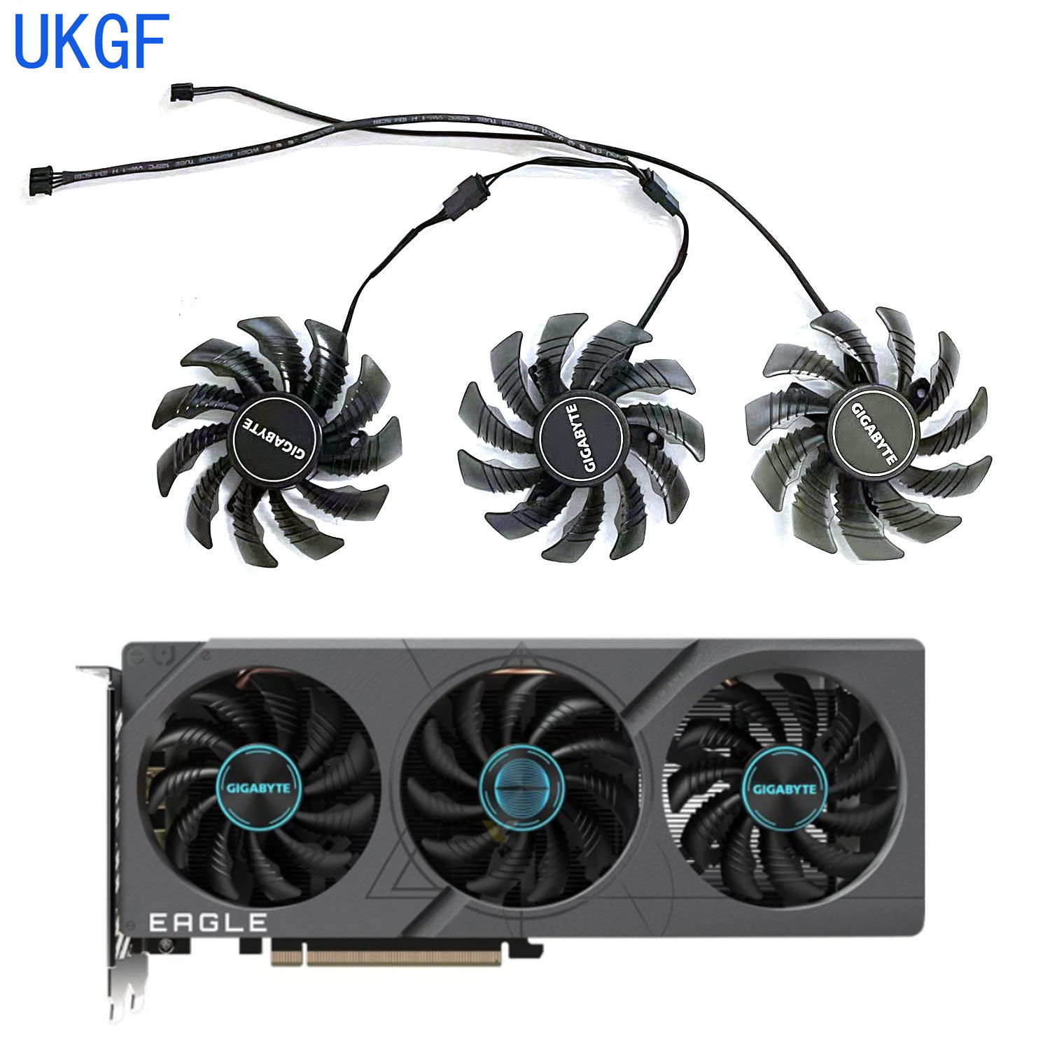 Nvidia Vga Rtx 4060 - พัดลม GPU ใหม่เอี่ยมขนาด 75 มม. 4