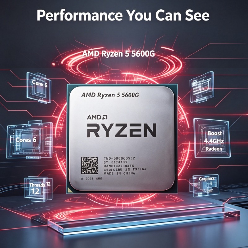 Amd Cpu Ryzen 5 - Ryzen 5 5600G APU สำหรับเดสก์ท็อป ไม่มีการ์ดจอแยก