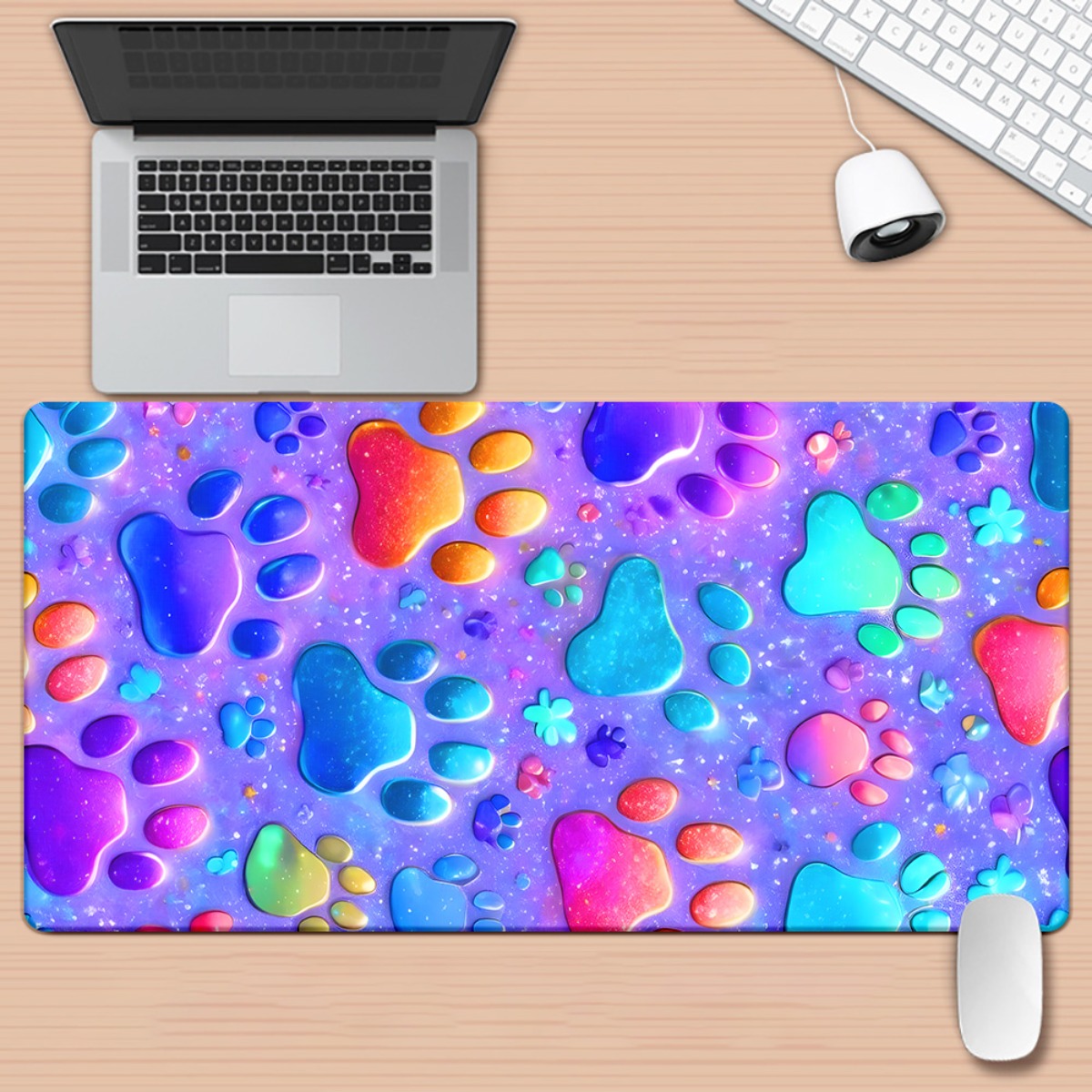 Gaming Keyboard Brand - แผ่นรองเมาส์ Brand Iron Art HD Print
