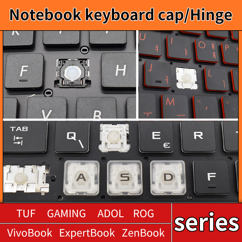 Gaming Keyboard Hp - เปลี่ยน Keycap Key หมวกยางกรรไกรคลิปบานพับสําหรับ ASUS TUF