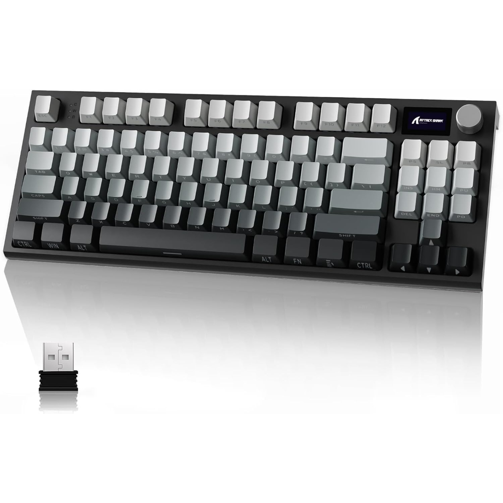 Gaming Keyboard Hot Swappable - คีย์บอร์ดเกมมิ่งแบบกลไก ATTACK SHARK K86 RGB 75%