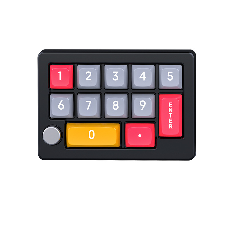 Gaming Keyboard Hot Swappable - คีย์บอร์ดเกมมิ่งแบบมีสาย RGB แบบกลไก แท้ พร้อมปุ่มมาโครแบบถอดเปลี่ยนได้และปุ่มปรับระดับเสียง สีสันสดใส