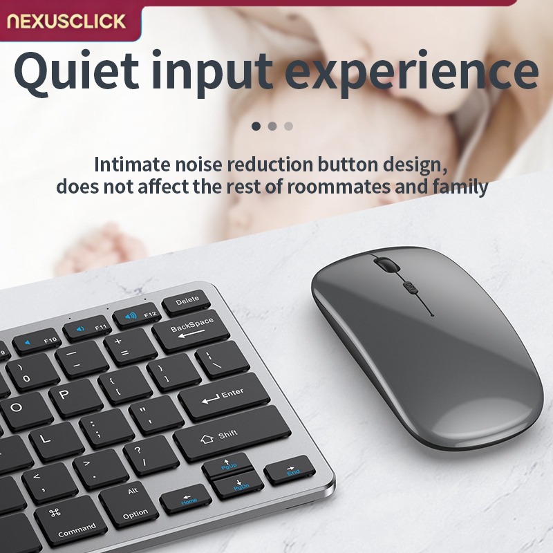 เน็กซัสคลิก 2.4G คีย์บอร์ดไร้ส - Gaming Keyboard And Mouse Combo Wireless บทวิจารณ์และราคา