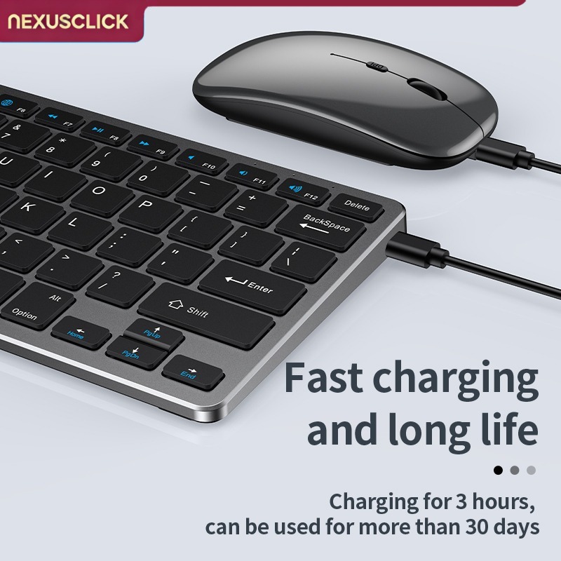 เน็กซัสคลิก 2.4G คีย์บอร์ดไร้ส - Gaming Keyboard And Mouse Combo Wireless บทวิจารณ์และราคา