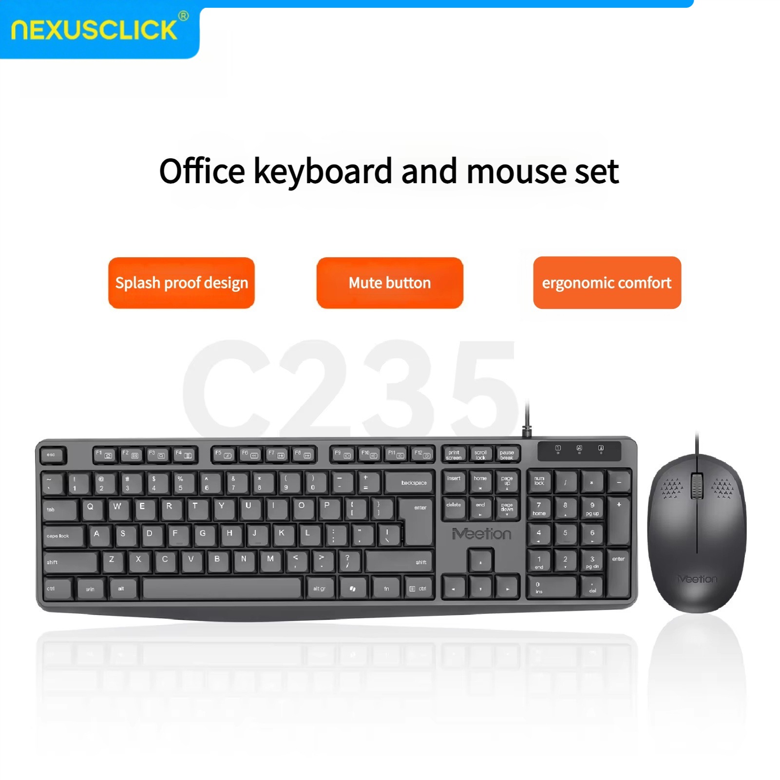 ชุดคีย์บอร์ดและเมาส์แบบมีสาย N - Gaming Keyboard That Is Quiet บทวิจารณ์และราคา