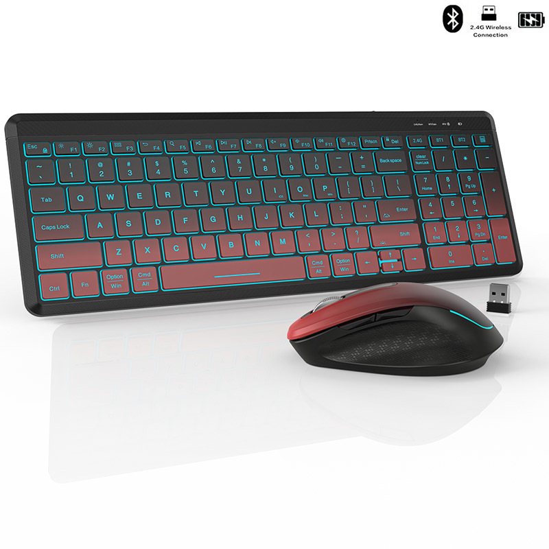ชุดแป้นพิมพ์และเมาส์ไร้สายแบบเ - Gaming Keyboard And Mouse Combo Wireless บทวิจารณ์และราคา