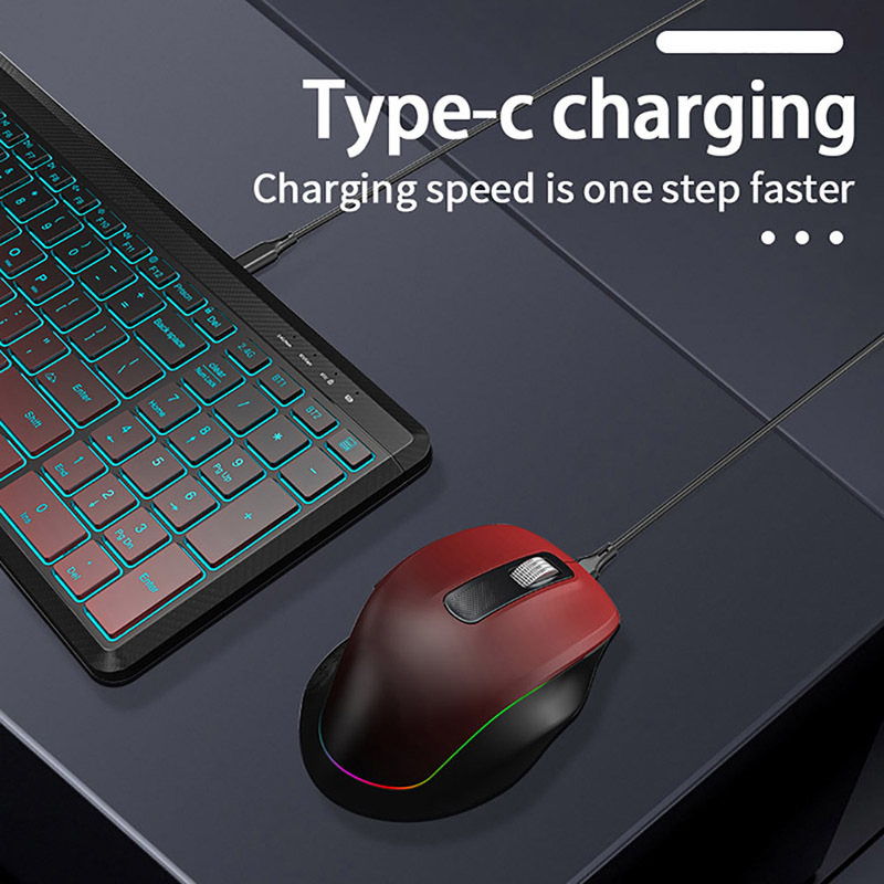 ชุดแป้นพิมพ์และเมาส์ไร้สายแบบเ - Gaming Keyboard And Mouse Combo Wireless บทวิจารณ์และราคา