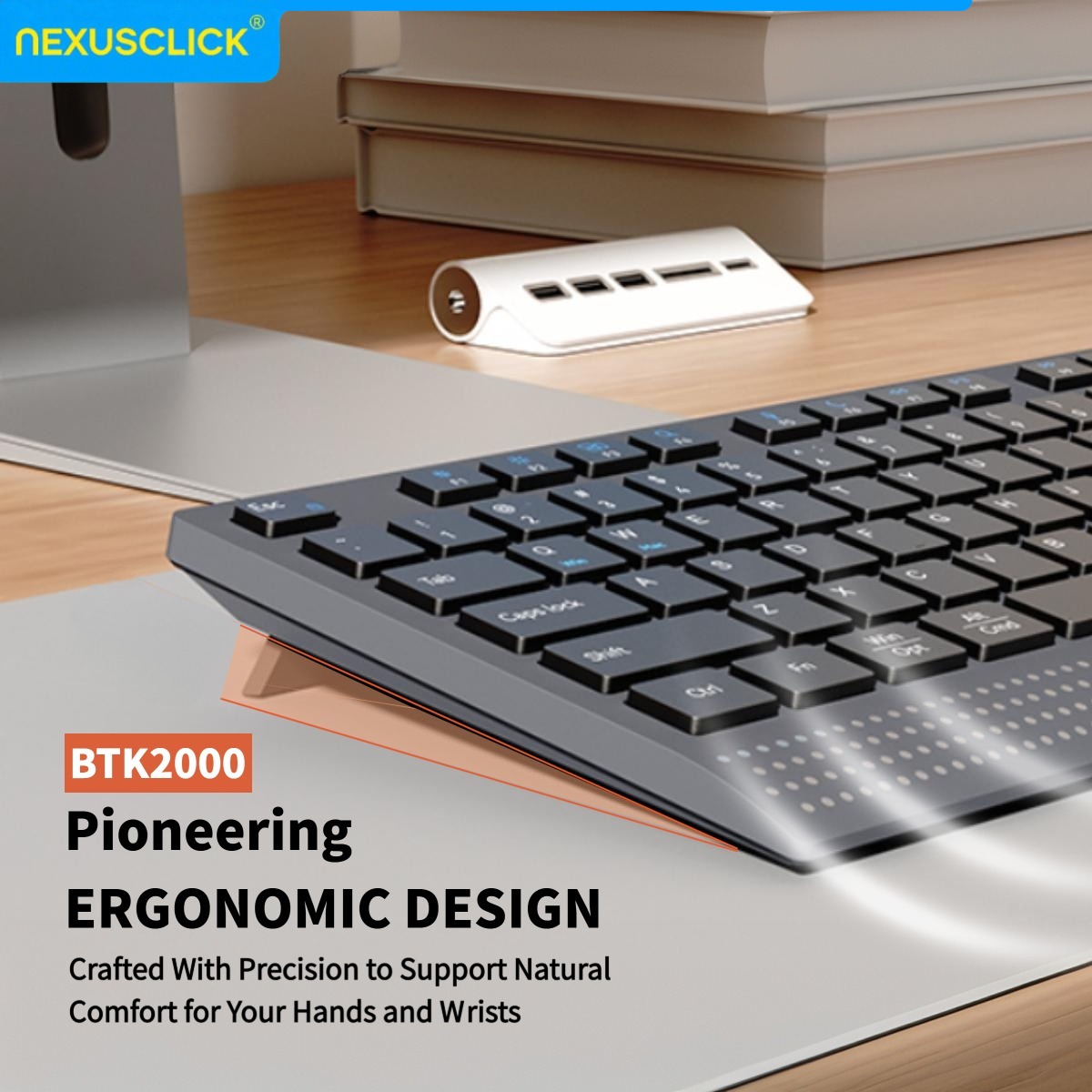 NexusClick คีย์บอร์ดไร้สายแบบเ - Gaming Keyboard That Is Quiet บทวิจารณ์และราคา