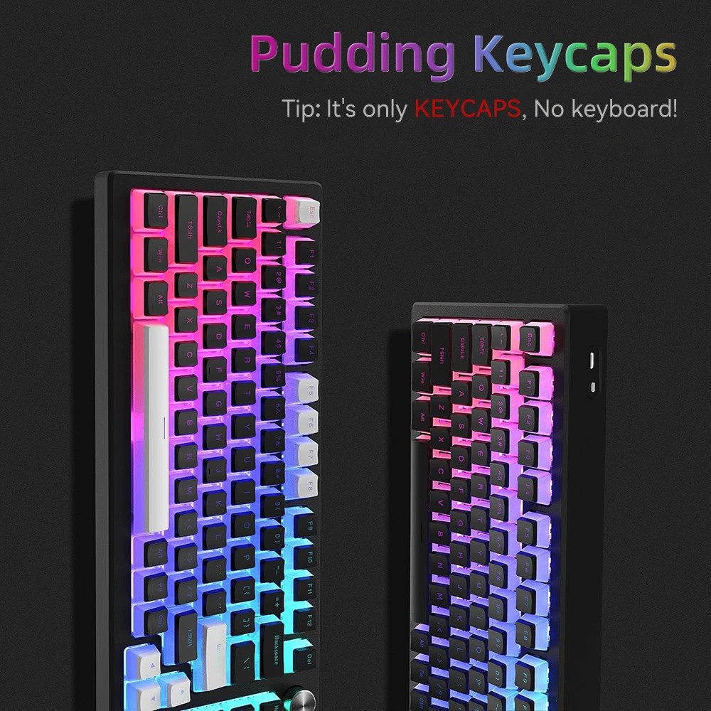 ใหม่พุดดิ้ง PBT Keycaps 129 คี - Keyboard Gaming Mac บทวิจารณ์และราคา