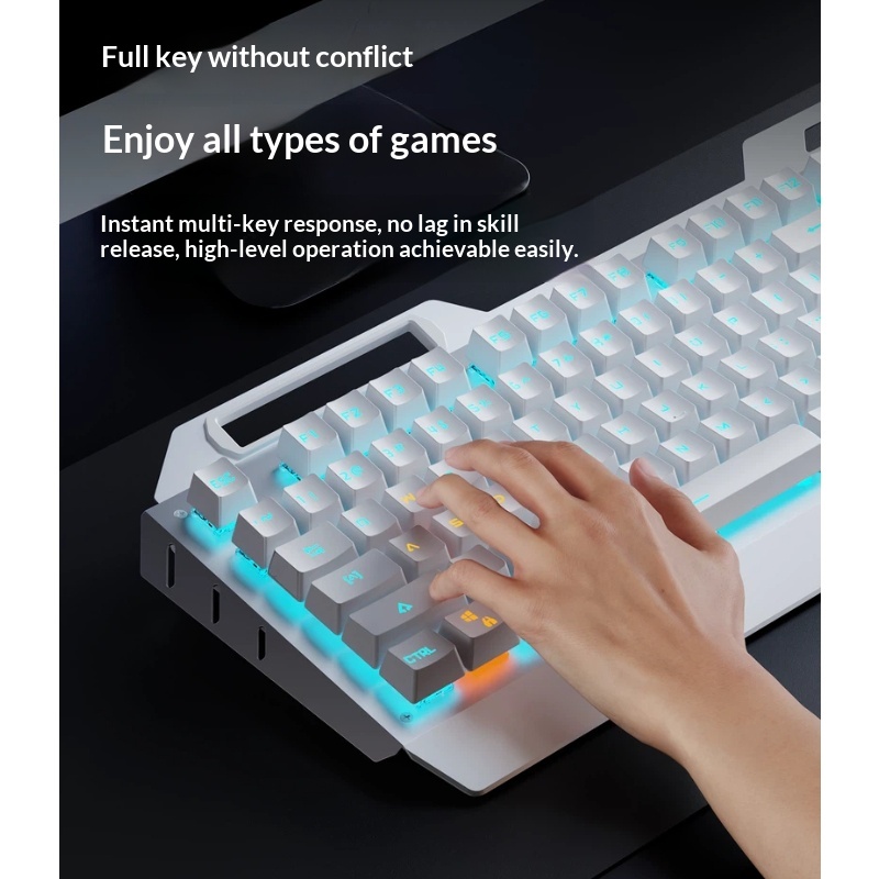 ชุดคีย์บอร์ดเกมมิ่งไร้สาย Ewea - Gaming Keyboard And Mouse Combo Wireless บทวิจารณ์และราคา