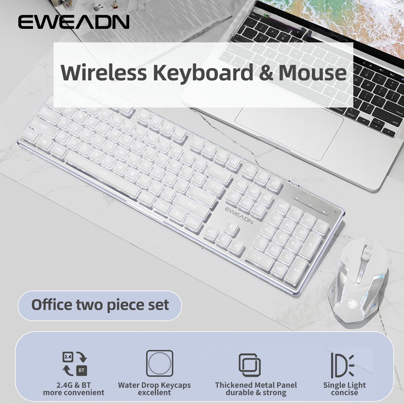 EWEADN V3 ชุดแป้นพิมพ์และเมาส์ - Gaming Keyboard And Mouse Combo Wireless บทวิจารณ์และราคา