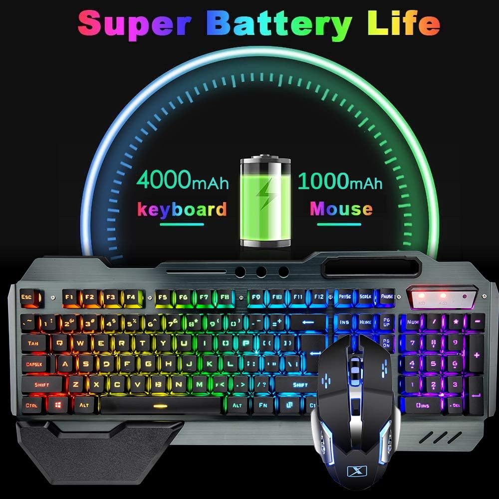 K680 คีย์บอร์ดเกมไร้สายและเมาส - Gaming Keyboard And Mouse Combo Wireless บทวิจารณ์และราคา