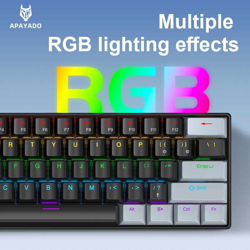 APAYADO K61 Mini Mechanical Ke - Keyboard Gaming Mac บทวิจารณ์และราคา
