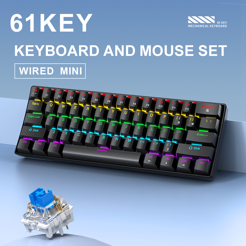 APAYADO K61 Mini Mechanical Ke - Keyboard Gaming Mac บทวิจารณ์และราคา