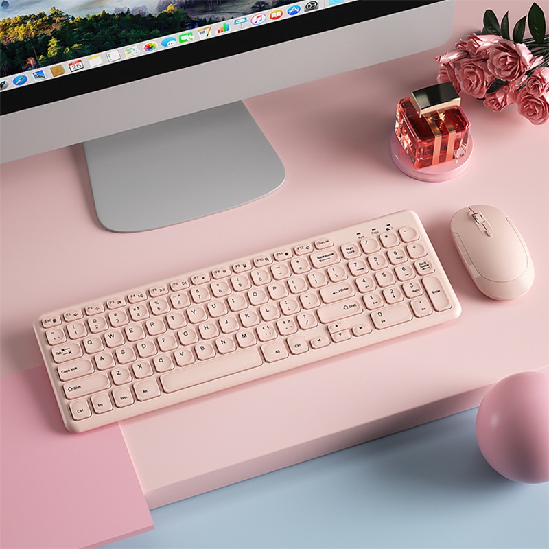 แฟชั่นคีย์บอร์ดไร้สายและเมาส์  - Gaming Keyboard And Mouse Combo Wireless บทวิจารณ์และราคา