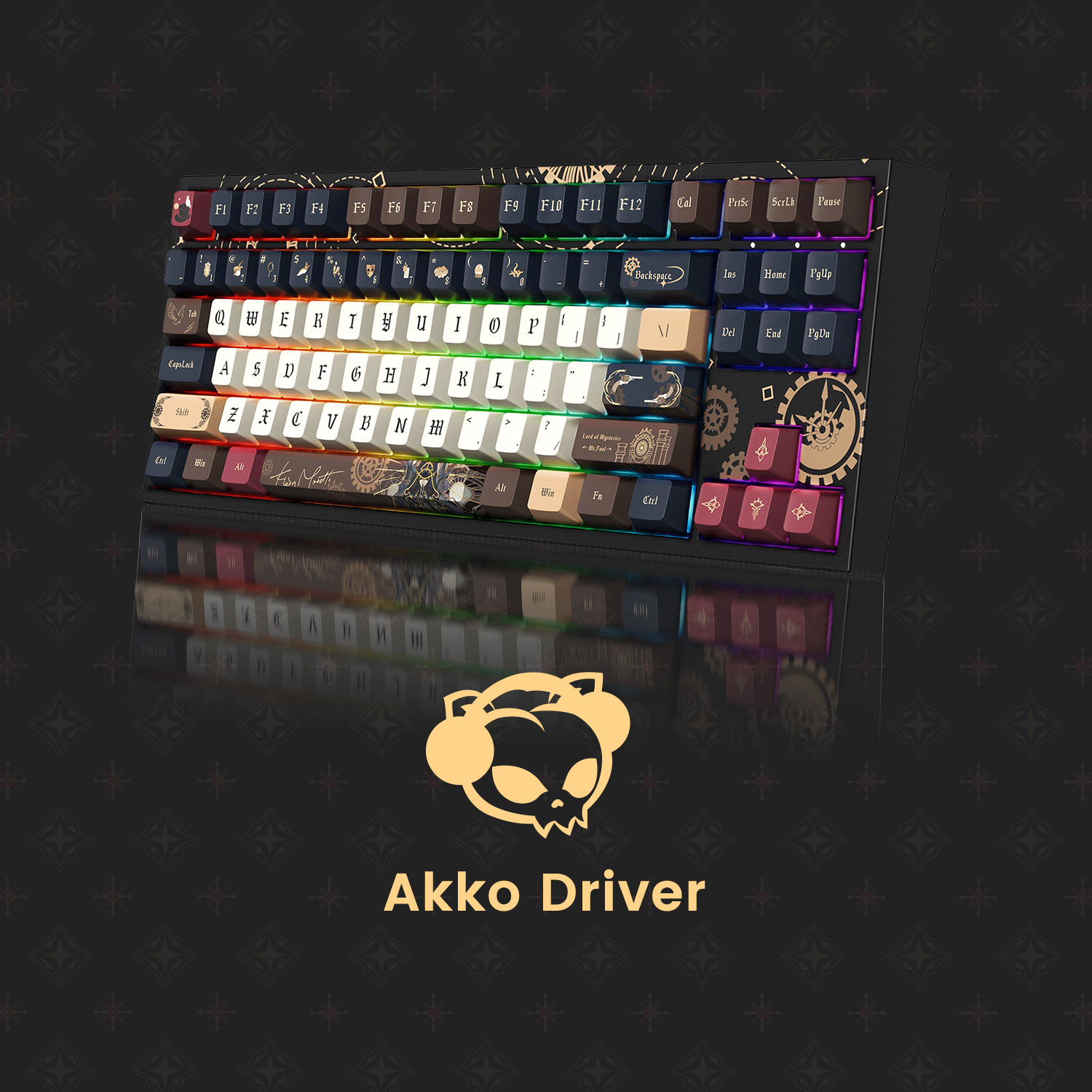 คีย์บอร์ดกลไกไร้สาย Akko Lord  - Gaming Keyboard Hot Swappable บทวิจารณ์และราคา