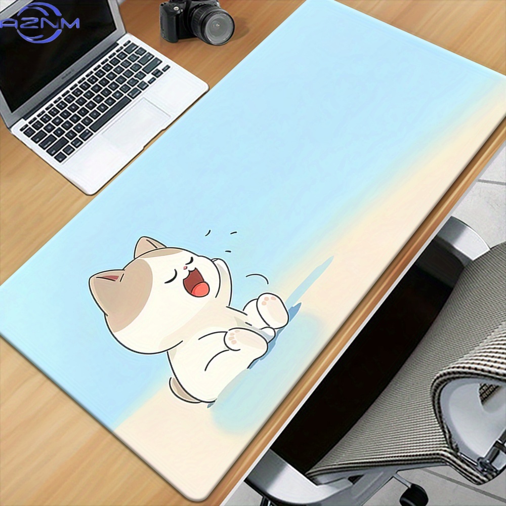 แผ่นรองโต๊ะพิมพ์ลายการ์ตูนแมว  - Gaming Keyboard Brand บทวิจารณ์และราคา