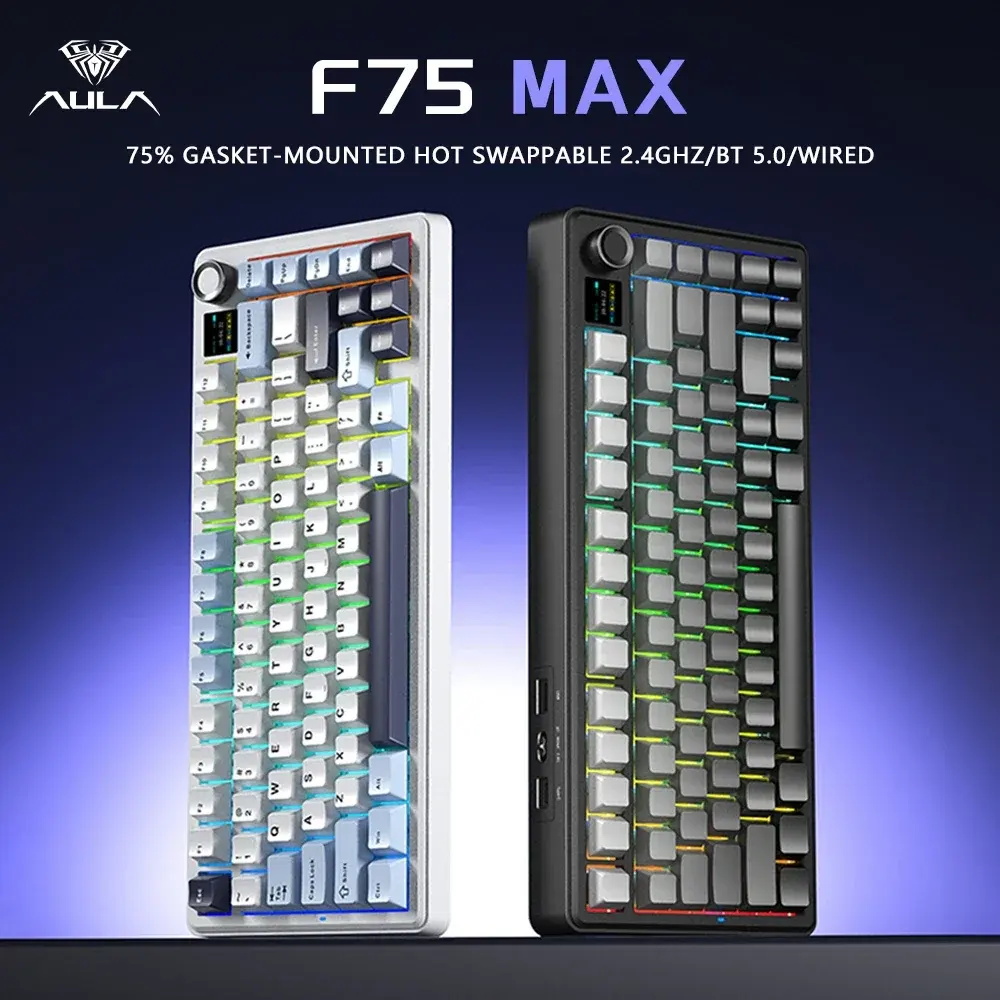 คีย์บอร์ดเกมมิ่งแบบกลไก AULA F - Gaming Keyboard Hot Swappable บทวิจารณ์และราคา