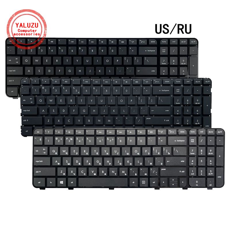 US/RU ภาษาอังกฤษ/รัสเซียแป้นพิ - Gaming Keyboard Hp บทวิจารณ์และราคา
