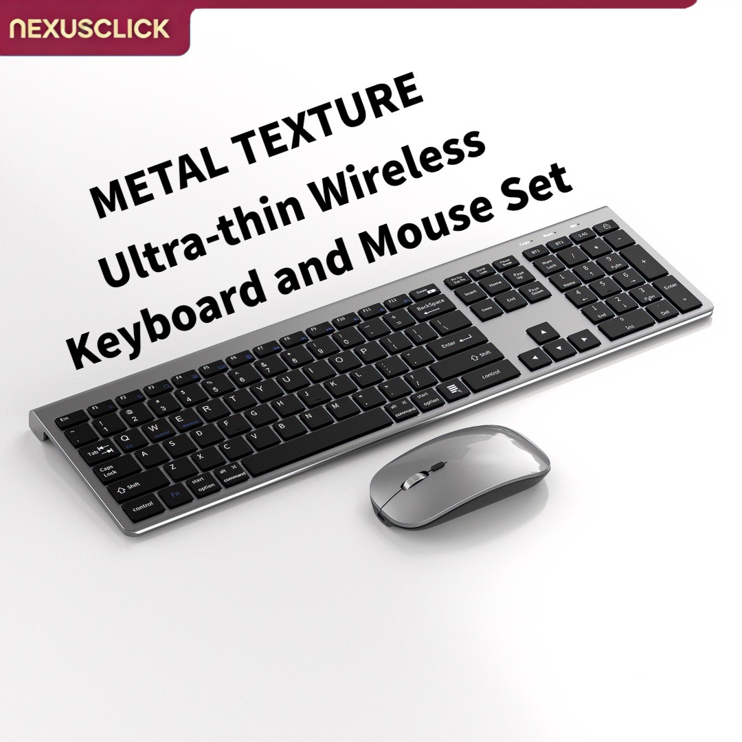NexusClick คีย์บอร์ดและเมาส์ไร - Gaming Keyboard And Mouse Combo Wireless บทวิจารณ์และราคา