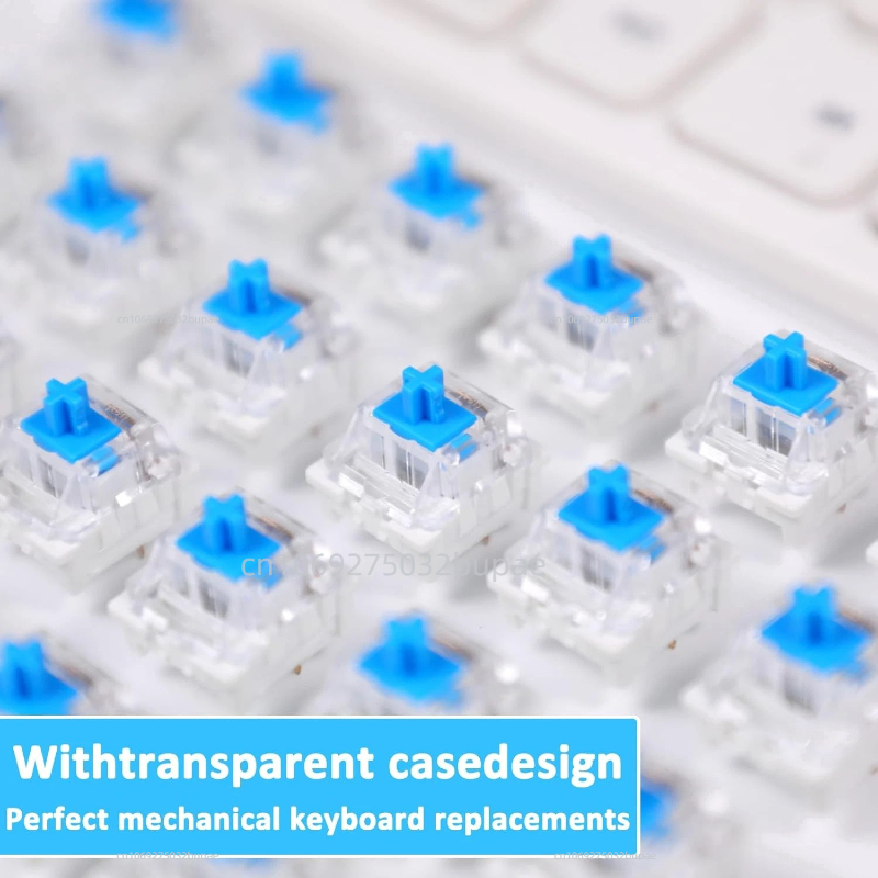 สวิตช์คีย์บอร์ดแบบกลไกสีน้ำเงิ - Gaming Keyboard Tactile บทวิจารณ์และราคา
