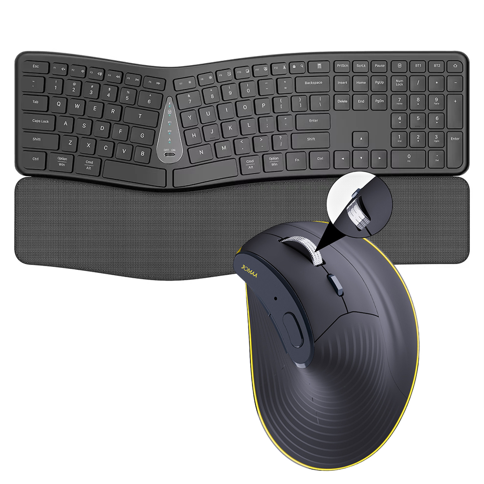 ชุดคีย์บอร์ดและเมาส์ไร้สาย 2.4 - Gaming Keyboard And Mouse Combo Wireless บทวิจารณ์และราคา